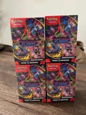 Pokemon phantasmal flames booster bundle red,black,blue